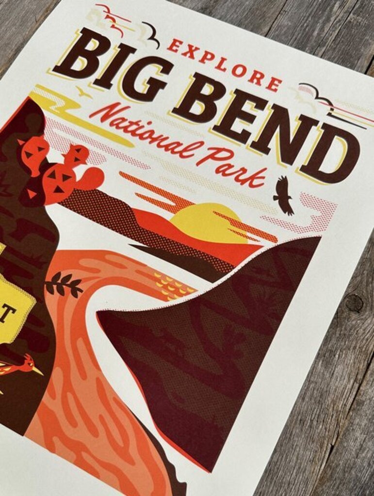 Explore Big Bend Print