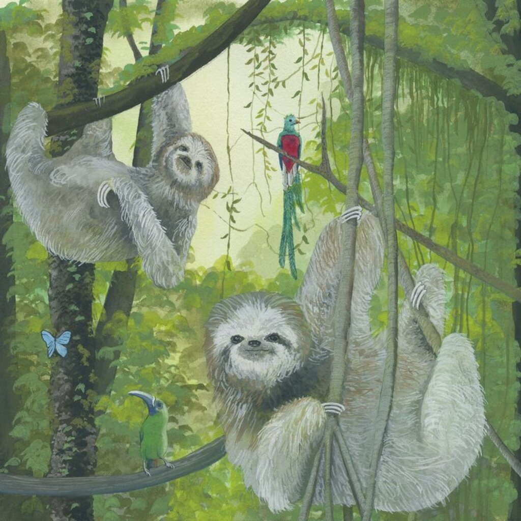 Pocket Print: Slowly said the Sloths