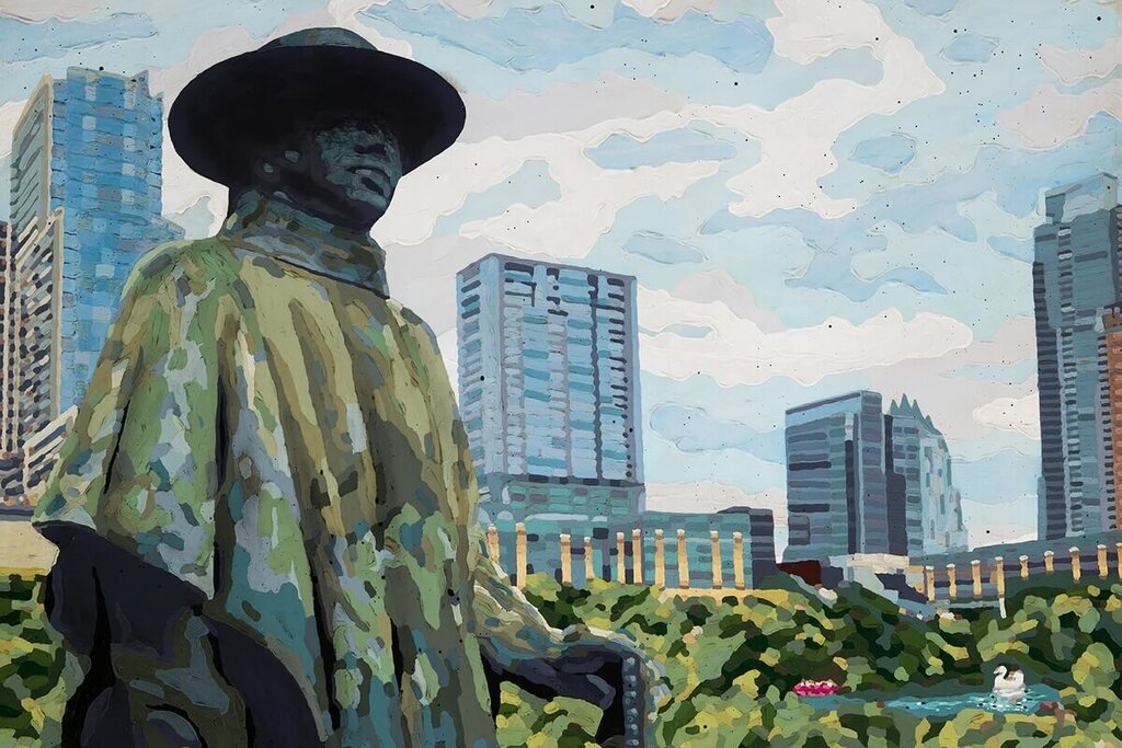 Stevie Ray Vaughan Over Austin