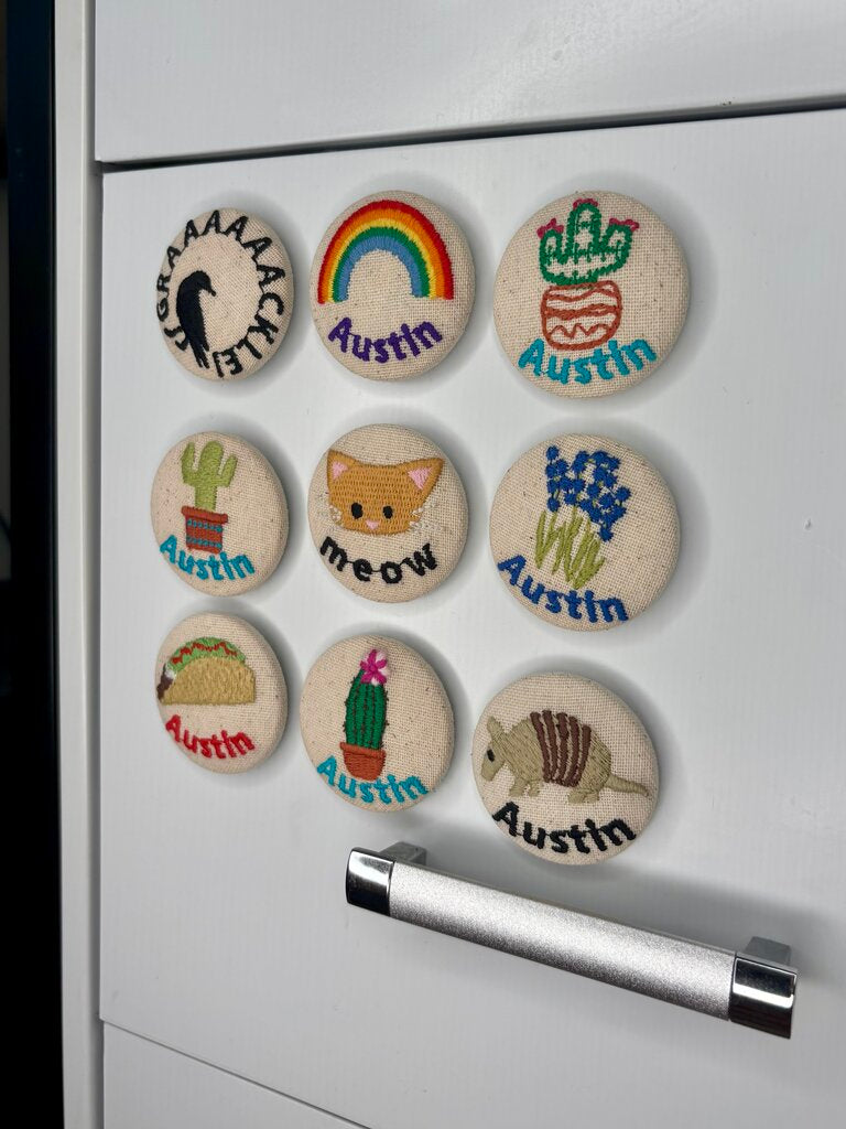 Austin Armadillo Magnet