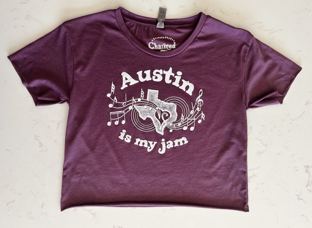 Austin is My Jam Cropped Tee
