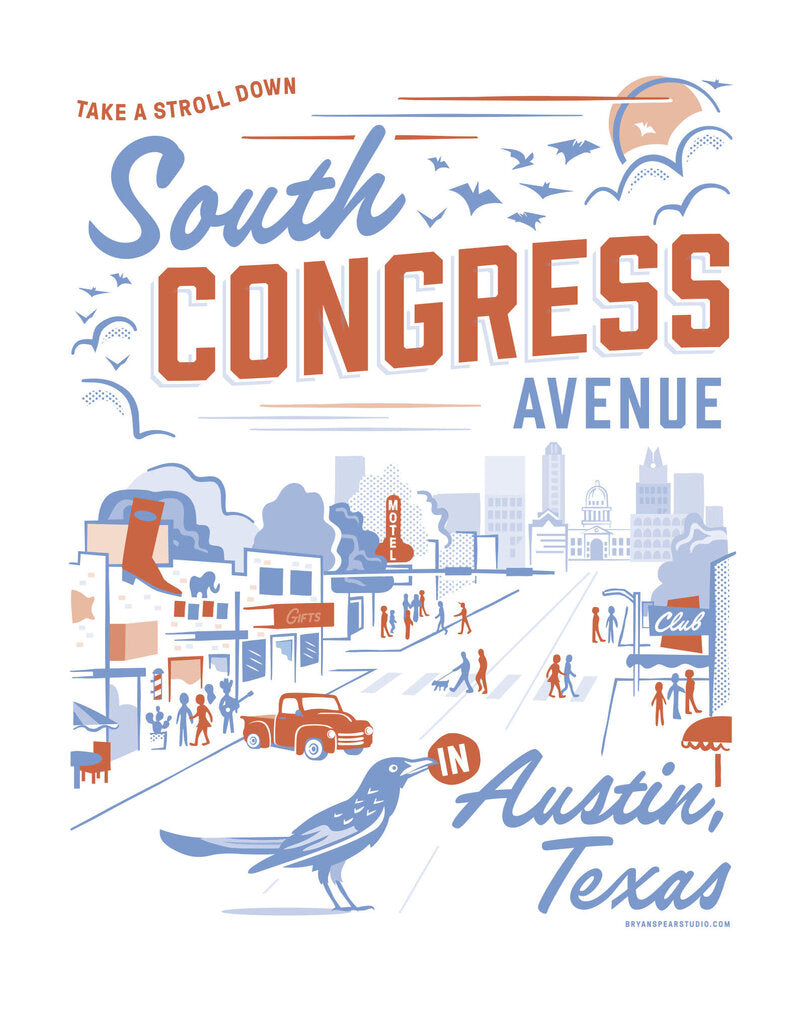 South Congress Print