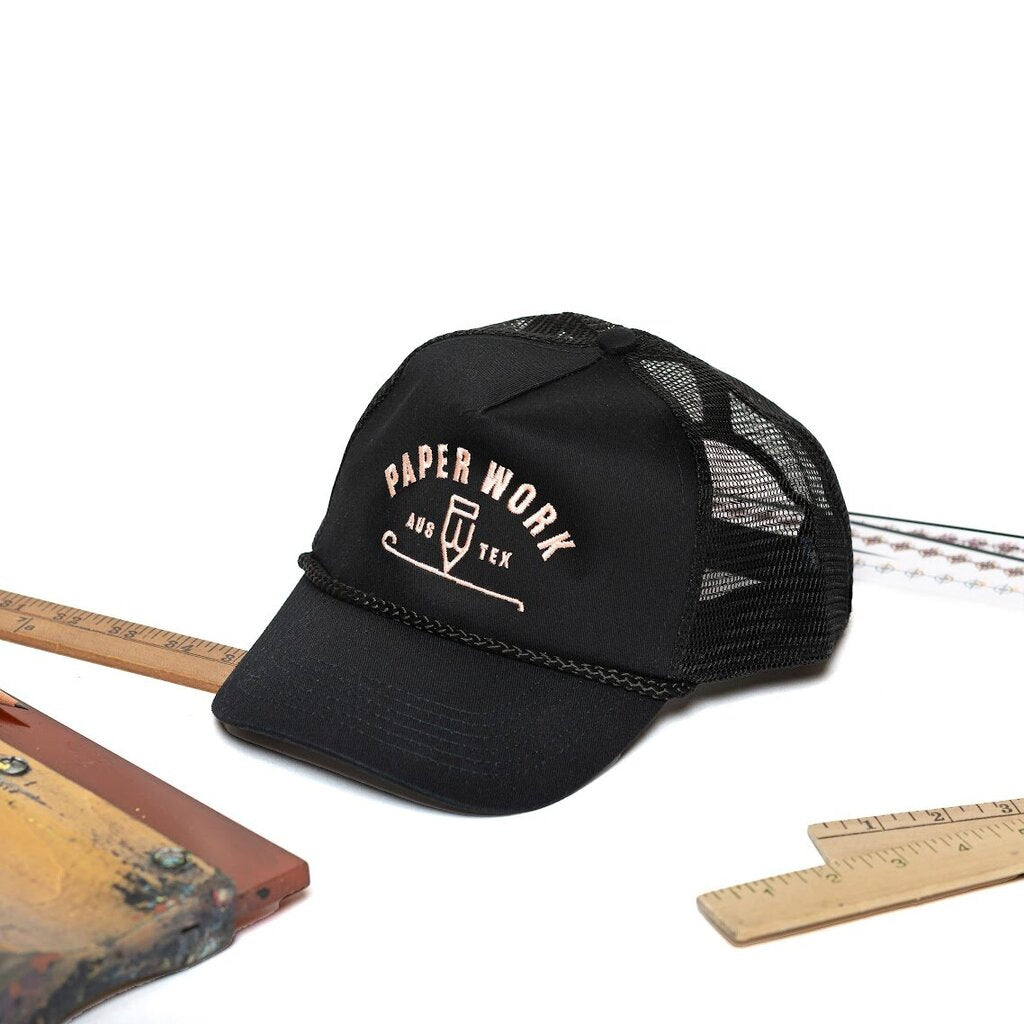 Paper Work Mesh Back Hat
