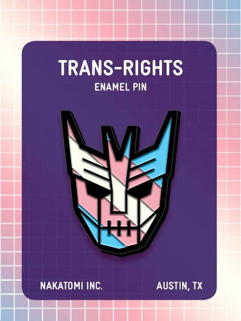 Trans Rights Enamel Pin