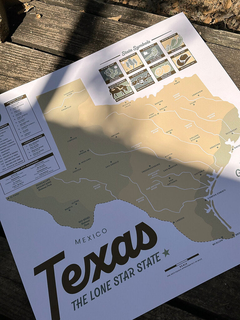 Texas Map (Pecos Edition)