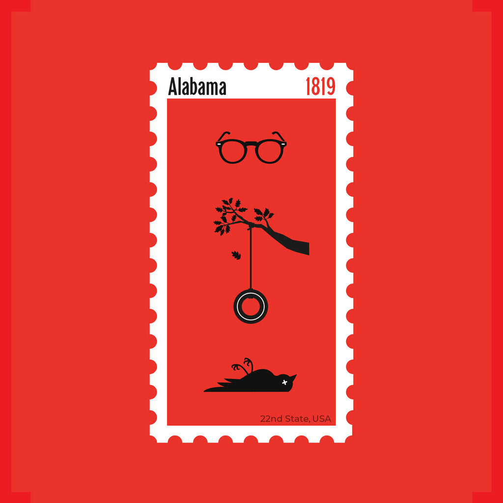 Alabama State Stamp