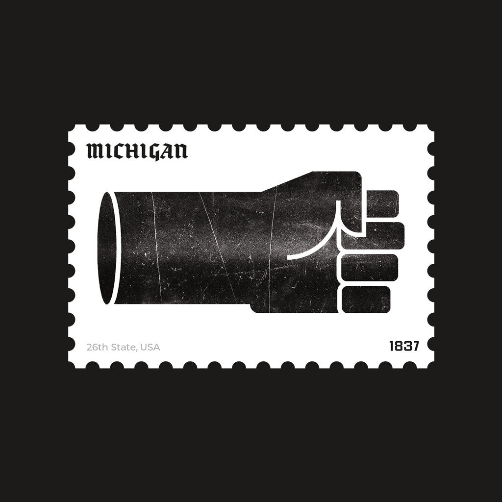 Michigan State Stamp