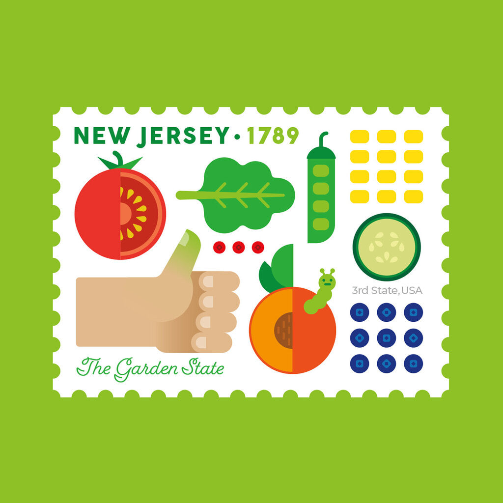 New Jersey State Stamp