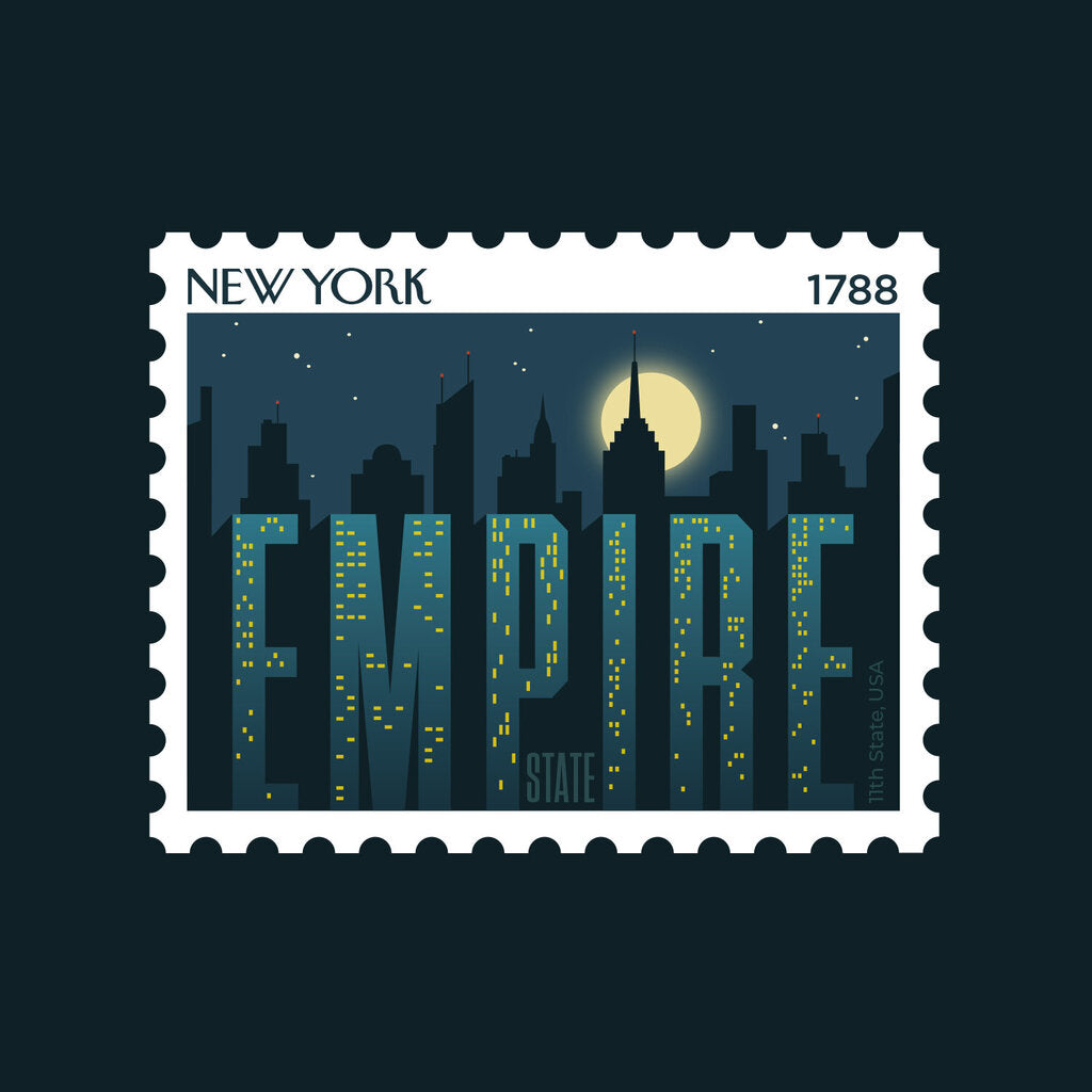New York State Stamp (Skyline)