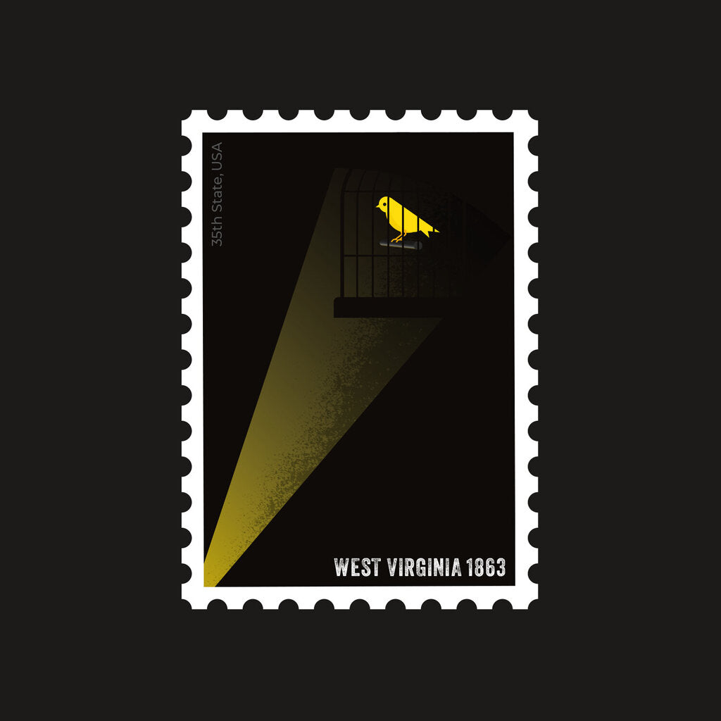 West Virginia State Stamp
