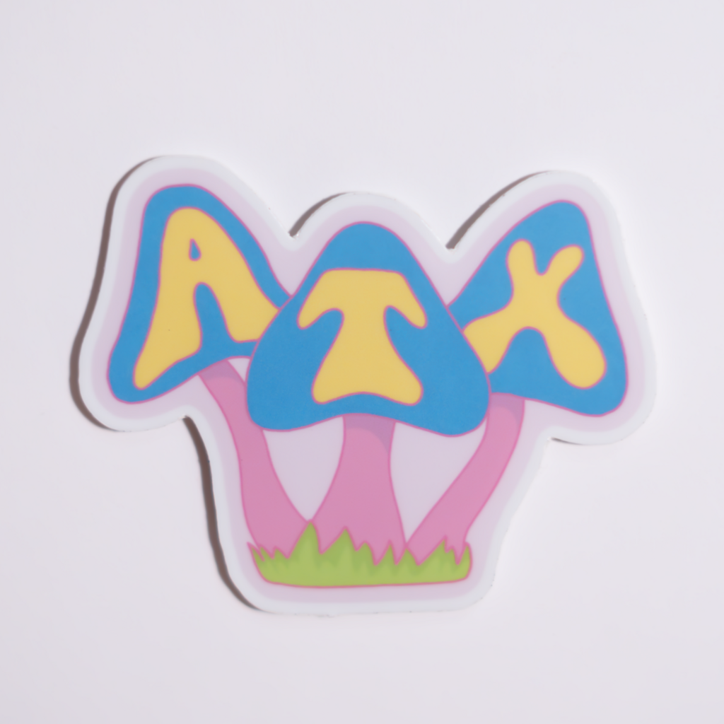 ATX Mushroom Sticker