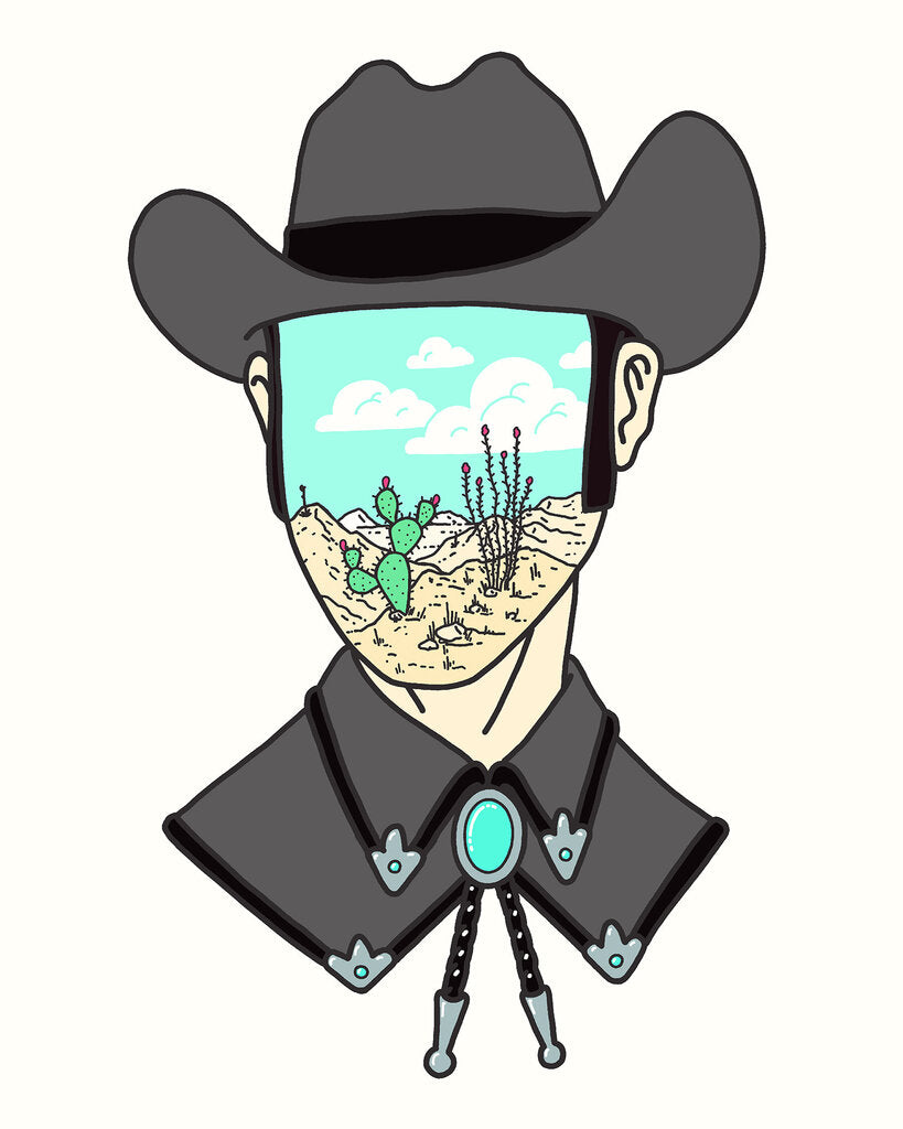 O! Bury Me Not (Cowboy No. 1, Black)