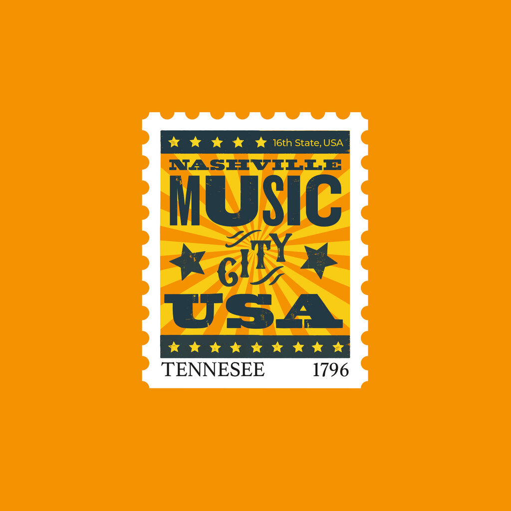 Tennessee State Stamp (Music City)