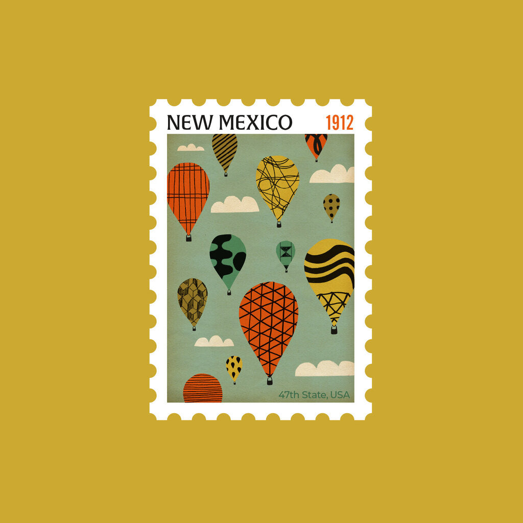 New Mexico State Stamp (Balloons)