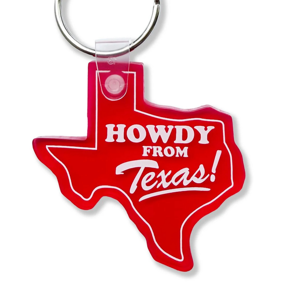 Howdy from Texas Keychain