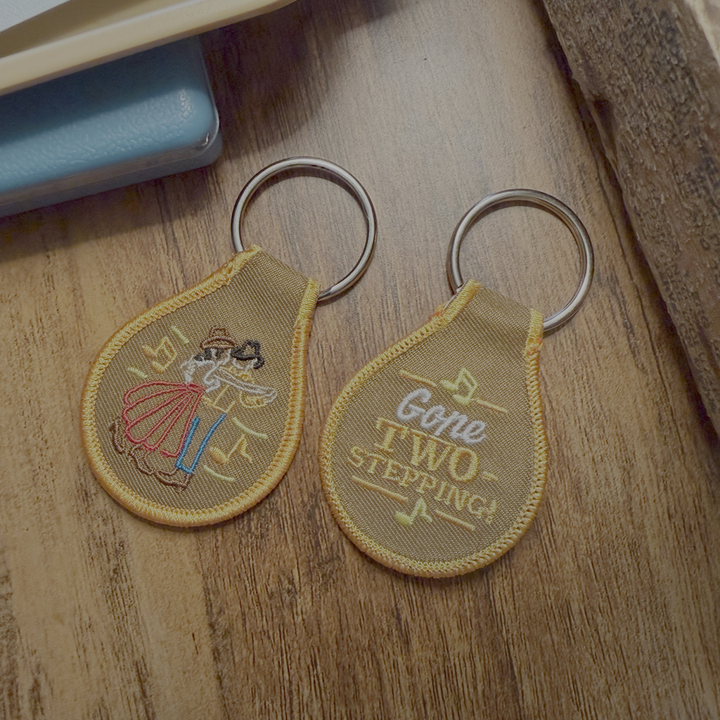 Gone Two Stepping Keychain