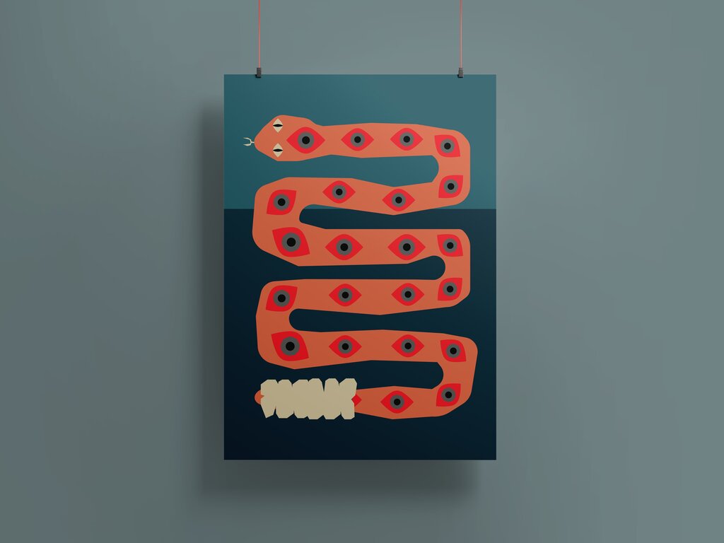 Snake (Blue)
