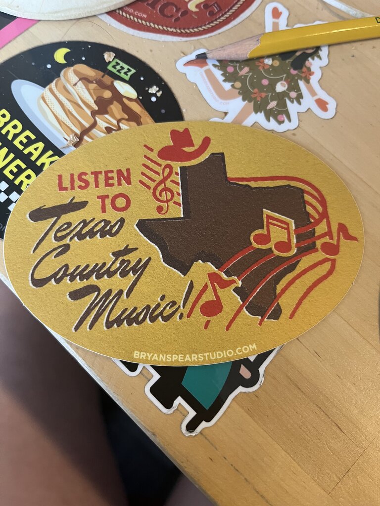 Listen to Texas Country Sticker