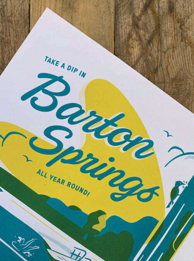 Barton Springs Print