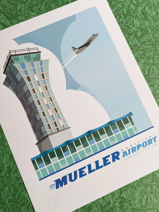 Mueller Airport Print
