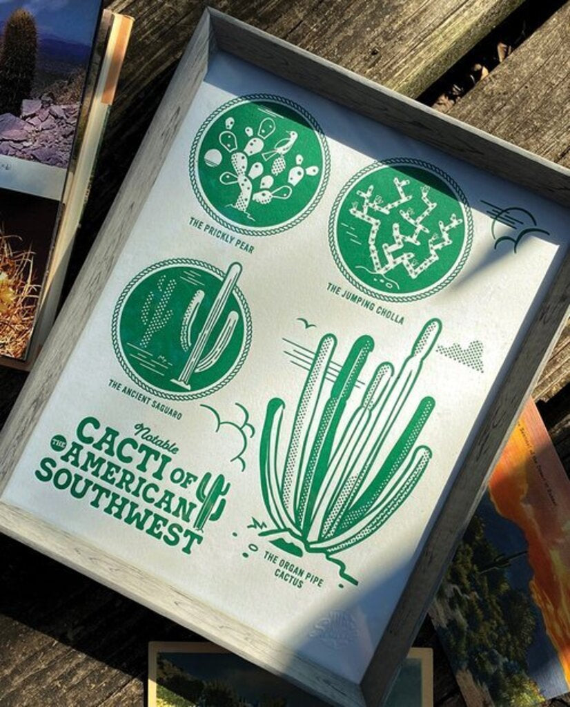 Notable Cacti of the American Southwest Print