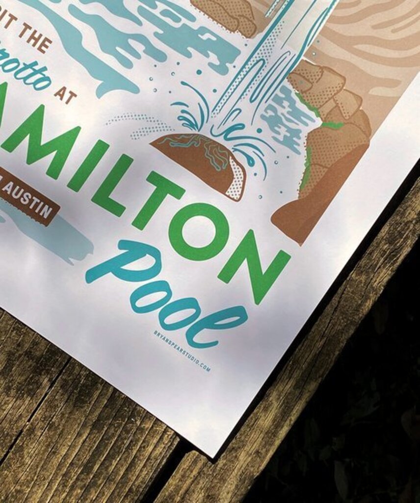 Hamilton Pool Print