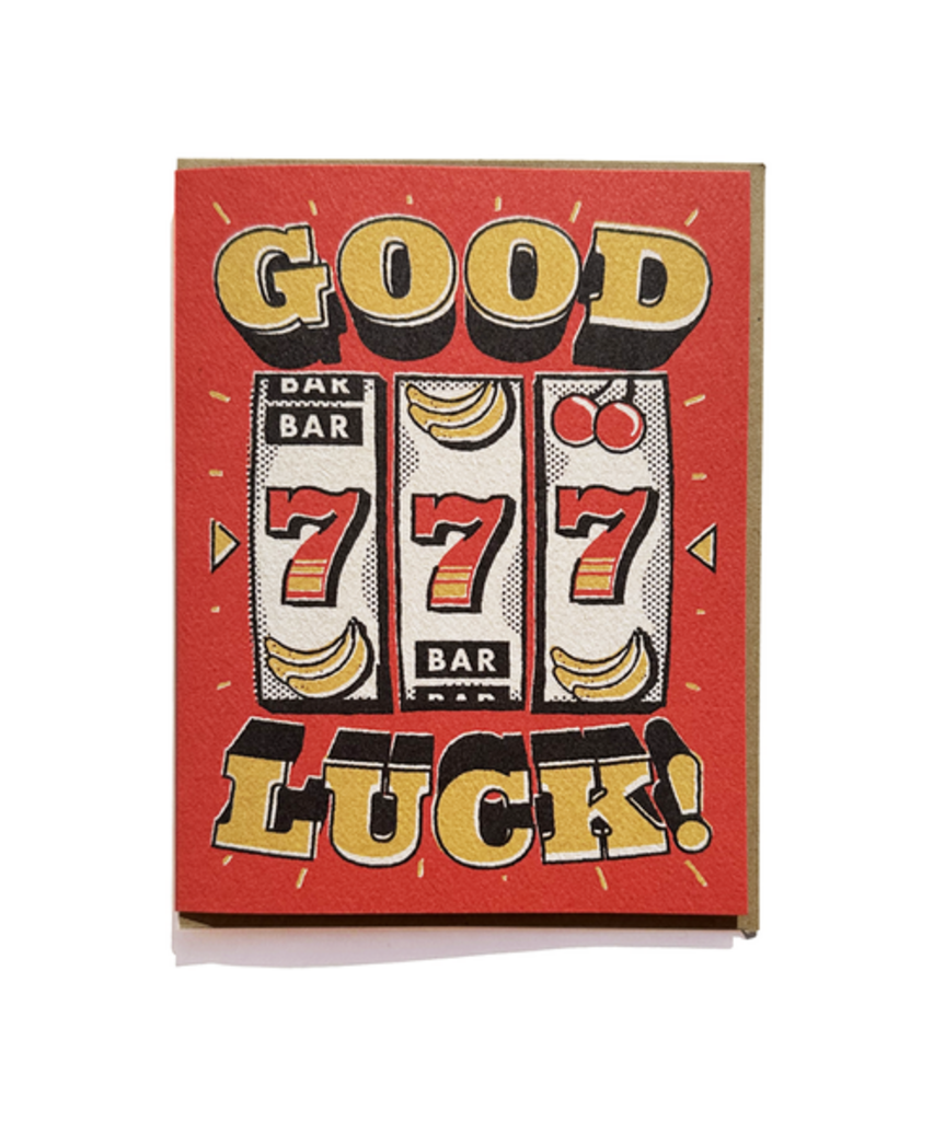Good Luck Jackpot Card