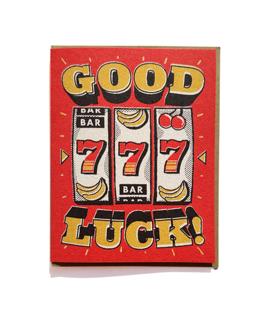 Good Luck Jackpot Card