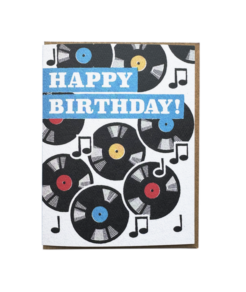 Records Birthday Card