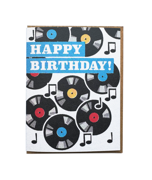 Records Birthday Card
