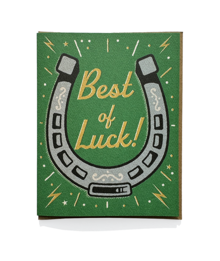 Best of Luck Card