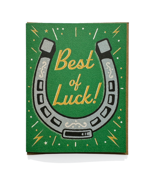 Best of Luck Card