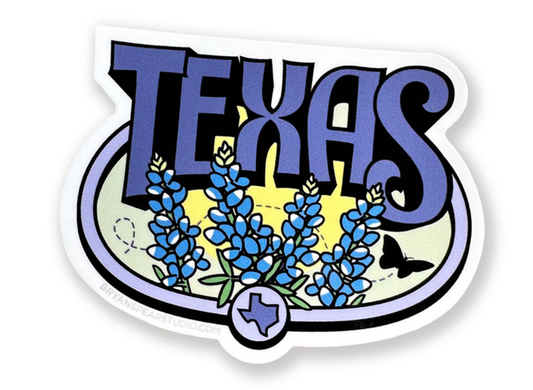 Texas Bluebonnets Sticker