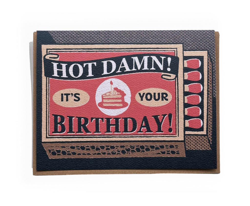 Matchbox Birthday Card