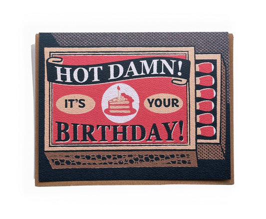 Matchbox Birthday Card