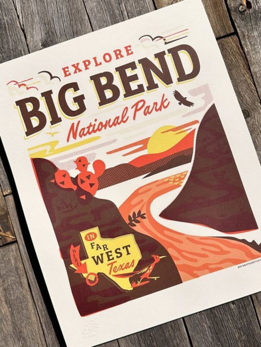 Explore Big Bend Print