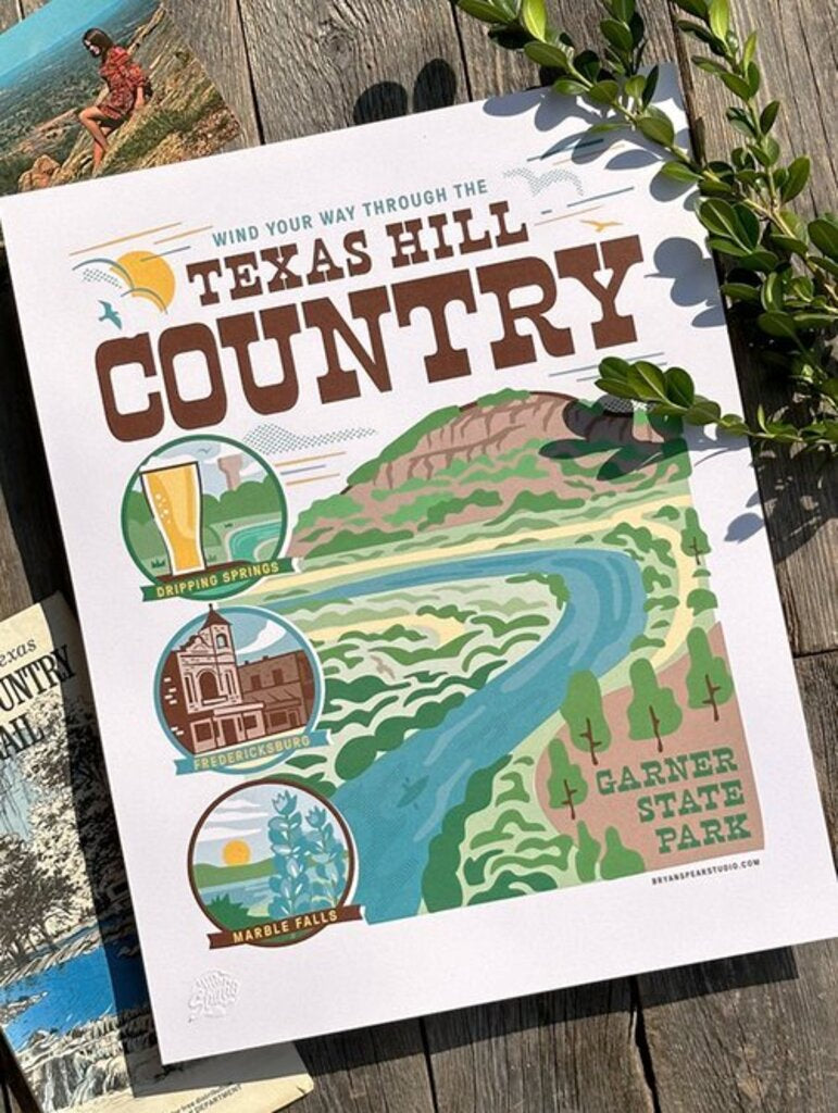 Texas Hill Country Print