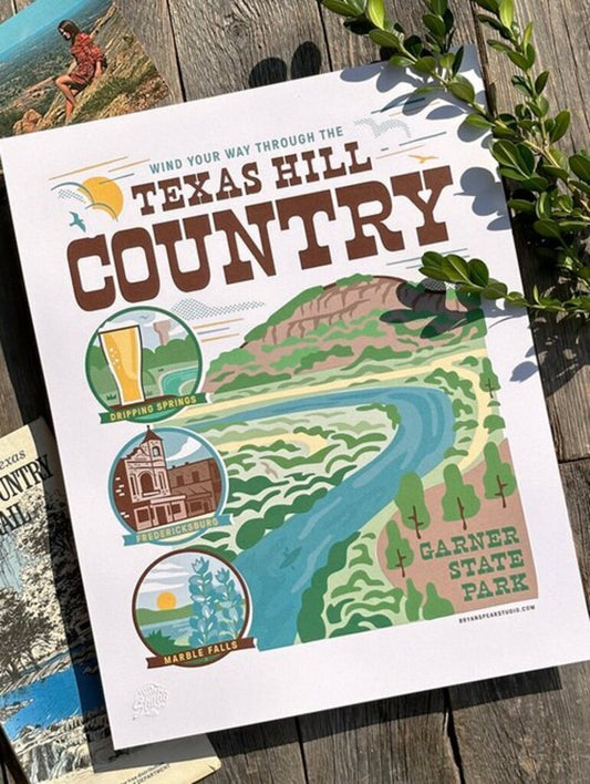 Texas Hill Country Print