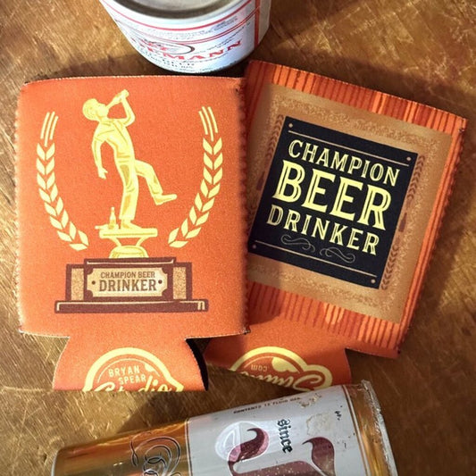 Champion Beer Drinker Can Cooler