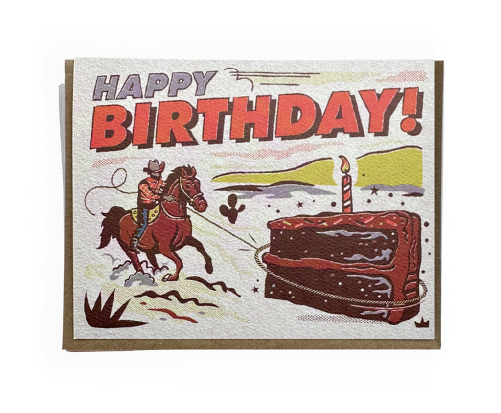 Cake Lasso Birthday Card