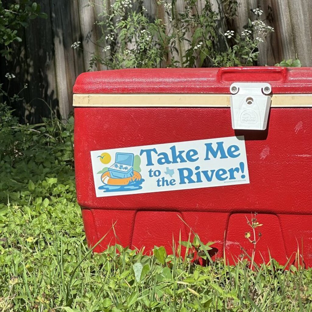 Take Me to the River Sticker