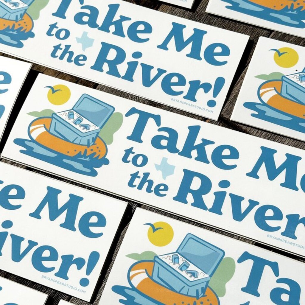 Take Me to the River Sticker