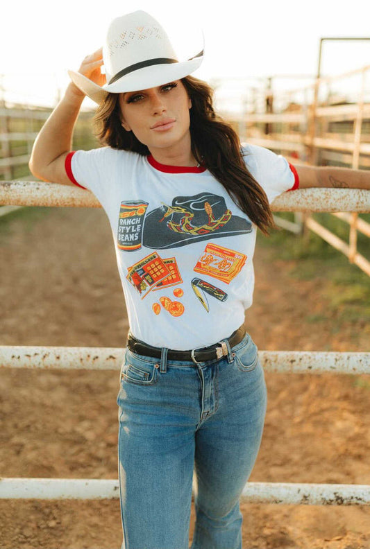 Night Beans Ringer Tee