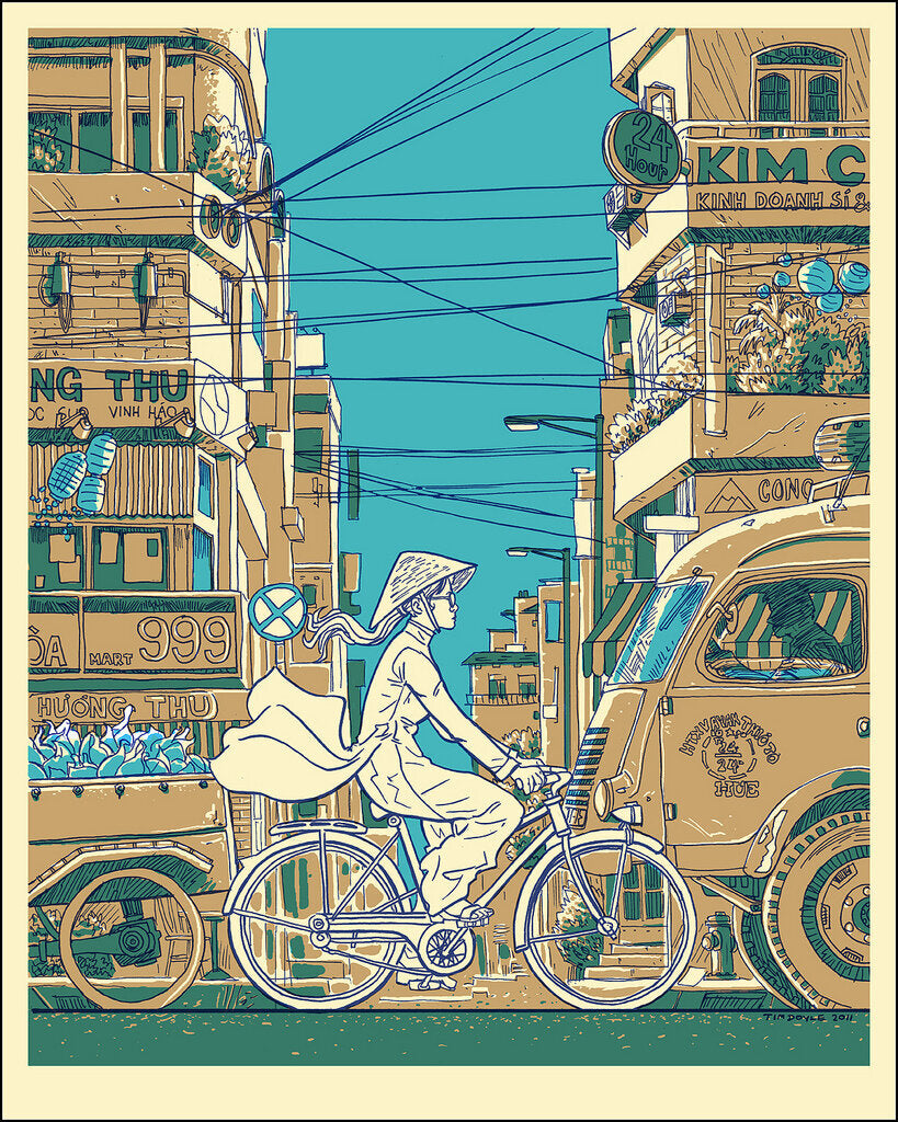Vietnam on Wheels: Girl on Bike