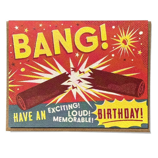Firecracker Birthday Card