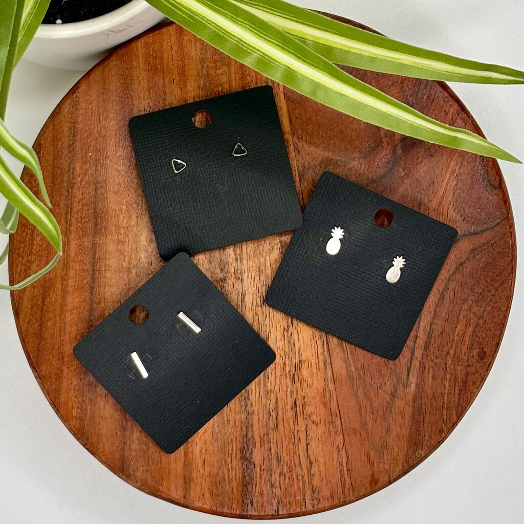 Sterling Silver Stick Earrings