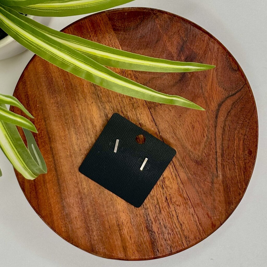 Sterling Silver Stick Earrings