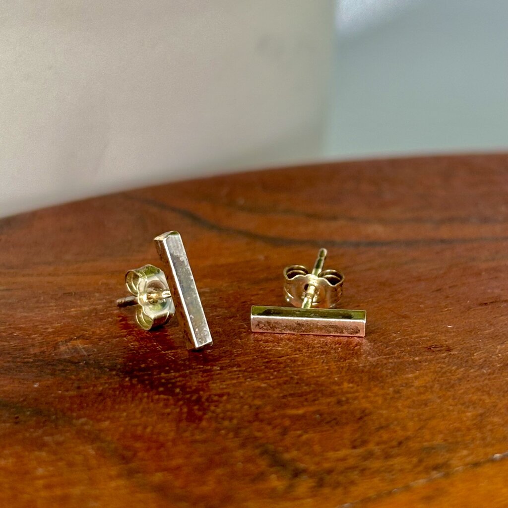 Sterling Silver Stick Earrings