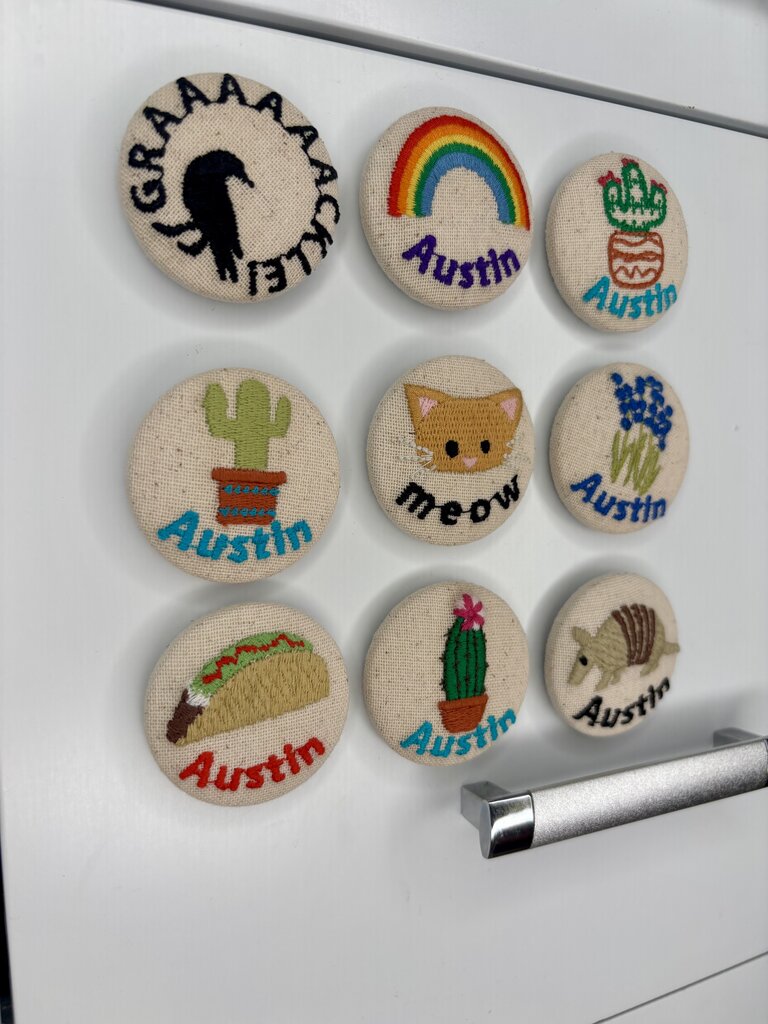 Austin Cactus Magnet