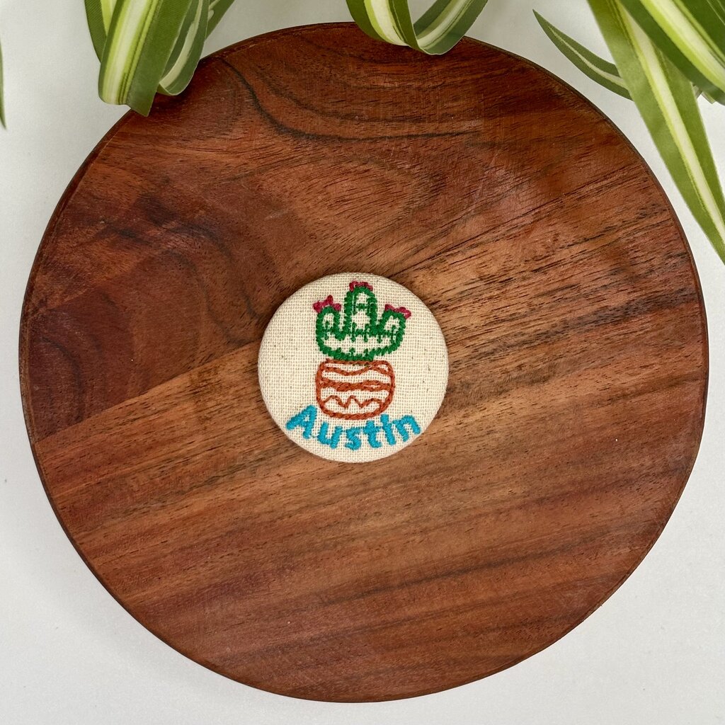 Austin Cactus Magnet